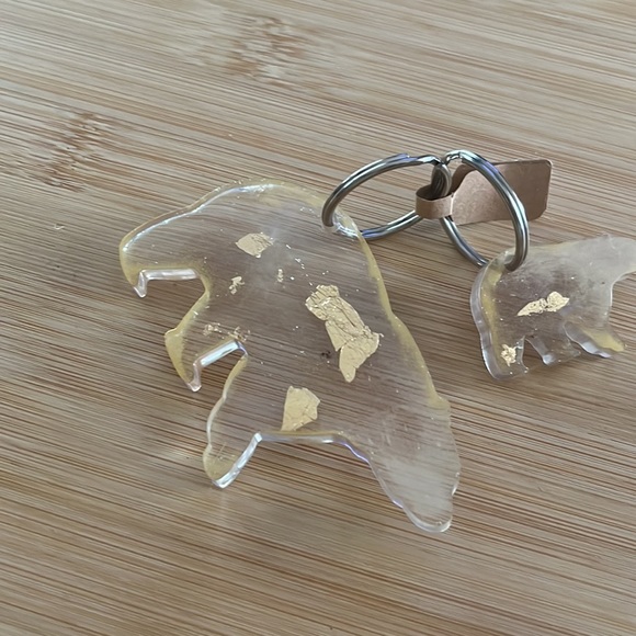 Mama bear and cub keychain - Picture 3 of 3